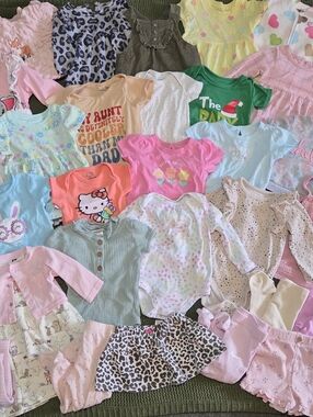 Baby Clothes Mystery Bundle! Girls Size 3-6 Months Mixed Clothes